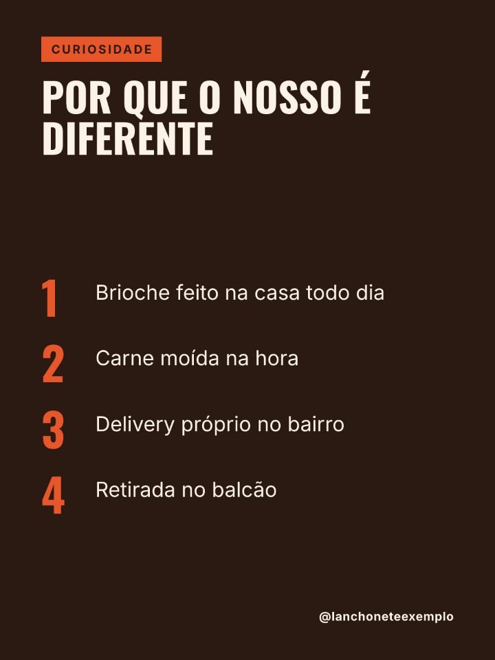 Arte de exemplo: por que o nosso é diferente