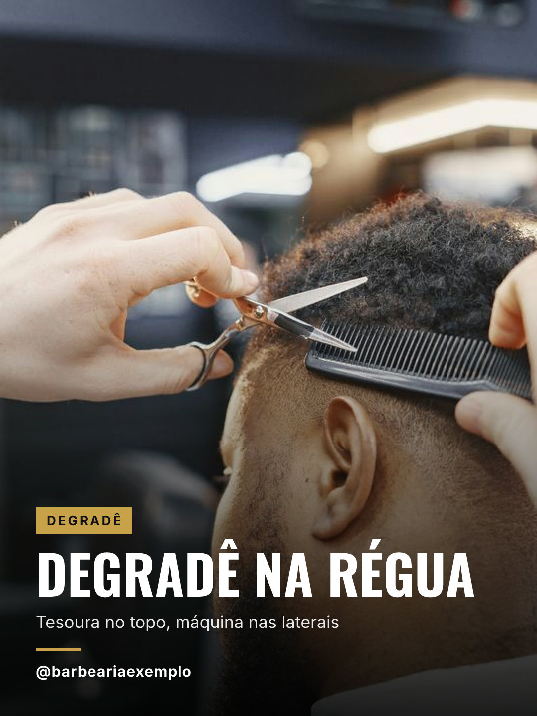 Arte de exemplo: Degradê na régua